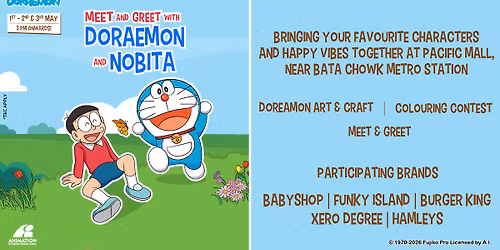 Meet Doraemon & Nobita \u2013 A Fun-Filled Experience!