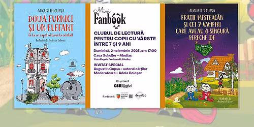 Clubul de lectur\u0103 MiniFanbook, Media\u0219 - 2 noiembrie 2025