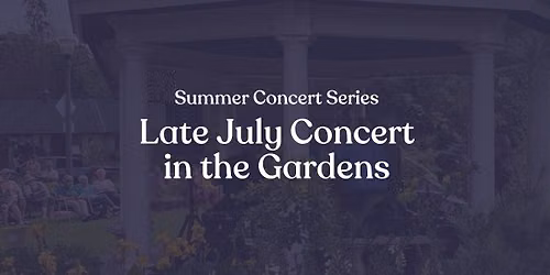 Late July Concert in Rockway Gardens