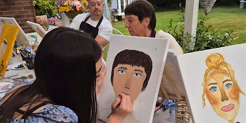 Family Portrait Paint and Sip