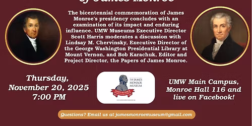 38th Annual James Monroe Lecture 