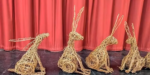 Willow hare sculpture workshop Salisbury