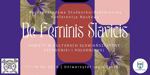 \u201cDe Feminis Slavicis: Kobiety w Kulturze S\u0142owia\u0144szczyzny Zachodniej i Po\u0142udniowej"