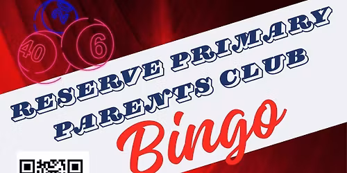 Reserve Playground Bingo Fundraiser 