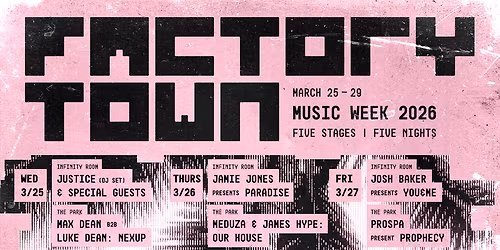 2026 Factory Town Music Week - Thursday at Factory Town