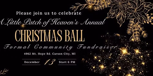 A Little Patch of Heaven's Annual Christmas Ball 2025!