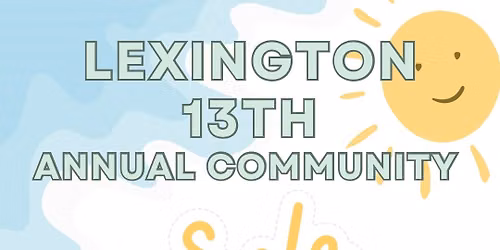 Lexington 13th annual Community Sale