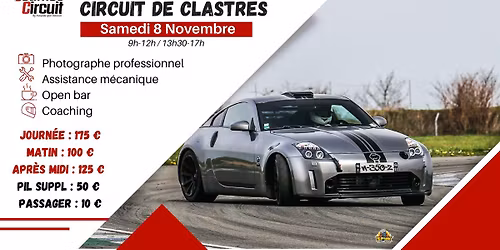 Journ\u00e9e Circuit Clastres - Samedi 8 novembre 2025