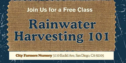 Rainwater Harvesting 101