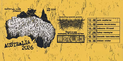 Sanguisugabogg Australian Tour with PeelingFlesh - Perth