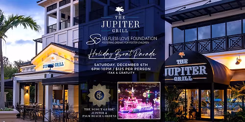 Holiday Boat Parade at The Jupiter Grill 