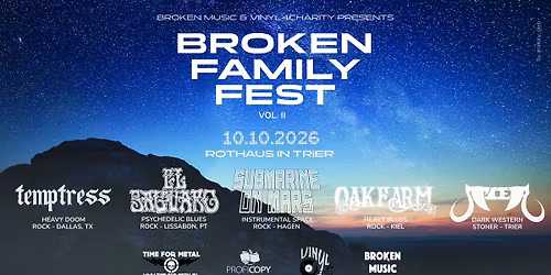 BROKEN FAMILY FEST VOL. 2 - Heavy Underground Party in Trier