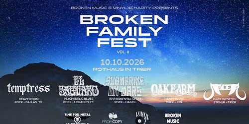 BROKEN FAMILY FEST VOL. 2 - Heavy Underground Party in Trier