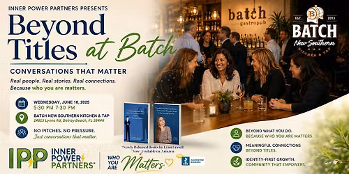 Beyond Titles at Batch: Conversations that Matter
