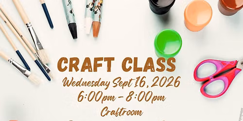 Fall Craft Event @Veiner Centre 