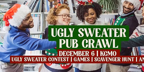 Ugly Sweater Pub Crawl with Open Doors KC