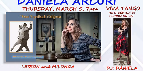 TANGO LESSON and MILONGA with DJ