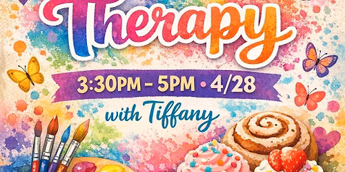 Art Therapy: Butterfly and Baked Goods