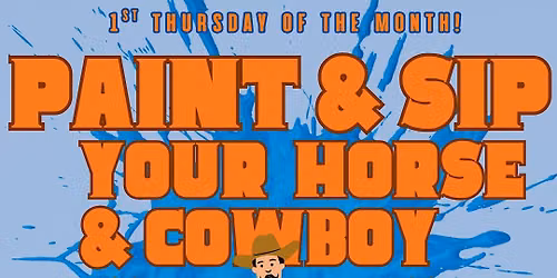 LO Art Paint & Sip: Cowboy & Horse Painting class w LO ART at Literati Cafe