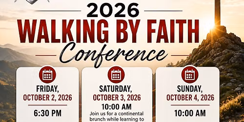 2026 Walking By Faith Conference
