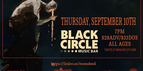 Stranger Attractions Presents MONOLORD w\/ KHEMMIS & more!! 