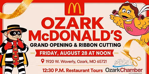 Ribbon Cutting: Newest McDonald's in Ozark