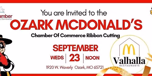 Ribbon Cutting: Newest McDonald's in Ozark