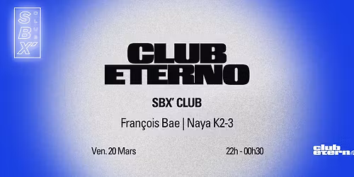 CLUB ETERNO x SBX'