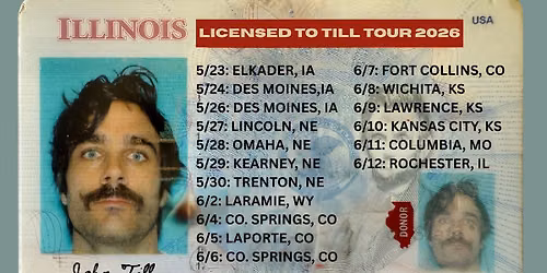 LICENSED TO TILL TOUR                               NORTHSIDE SOCIAL