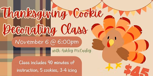 Thanksgiving Cookie Decorating Class