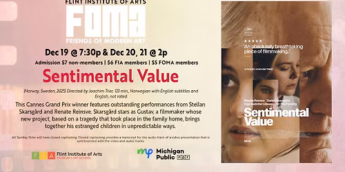 Sentimental Value | FOMA FILM SERIES