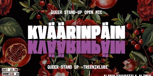 Kv\u00e4\u00e4rinp\u00e4in \u2013 stand up -treeniklubi