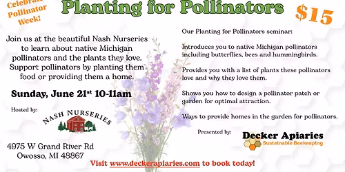 Planting for Pollinators