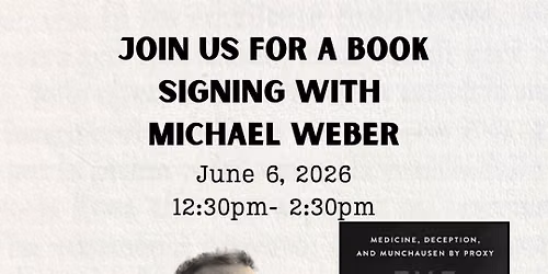 Michael Weber Book Signing