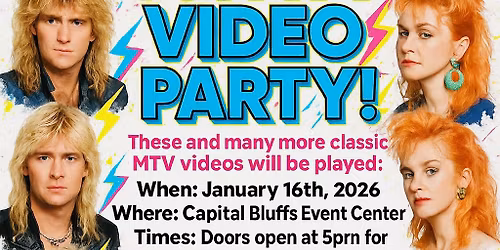 Classic 80\u2019s MTV Video Party at The Bluffs