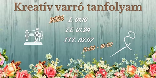 Kreat\u00edv varr\u00f3tanfolyam