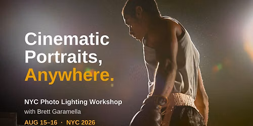 New York City Photography Lighting Workshop: Cinematic Portraits (7 People)