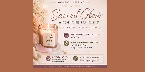 Sacred Glow a Feminine Spa Night