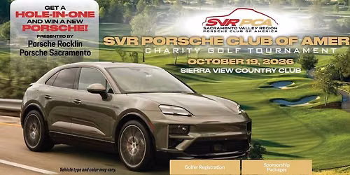 SVR Porsche Club of America Charity Golf Event