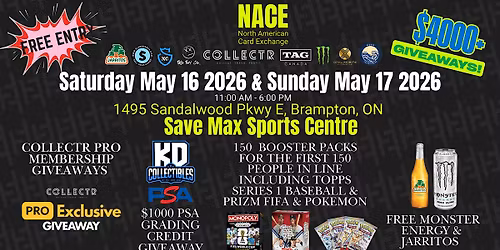 FREE Pokemon and Sports Card Event (presented by NACE)