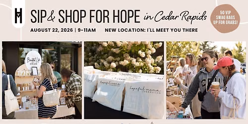 4th Annual Sip & Shop for Hope