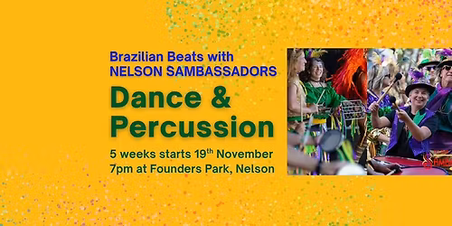 Samba Beats Drum and Dance - 5 sessions