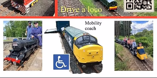 Almondell Model Engineering Centre Open days - Train rides