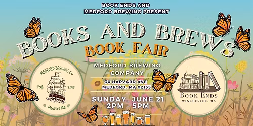 Books and Brews @ Medford Brewing Company!