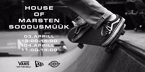 House of Marsten soodusm\u00fc\u00fck VILJANDIS. 03.04-04.04 Lennukitehases