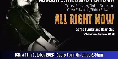 Due to overwhelming demand, Kossoff returns! 