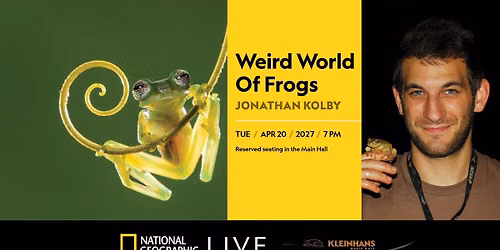 Weird World of Frogs: Jonathan Kolby | National Geographic Live