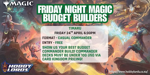 Friday Night Magic - Budget Builders!