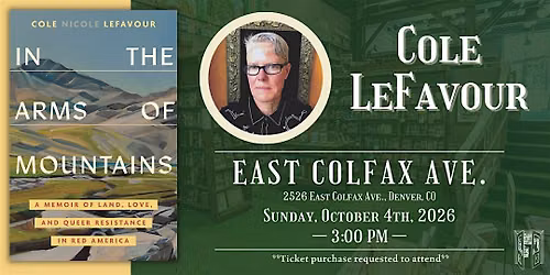 Cole Nicole LeFavour at Tattered Cover Colfax