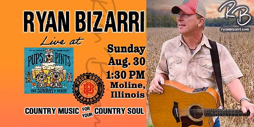 Pour Bros. presents Ryan Bizarrri, Country Music For Your Country Soul